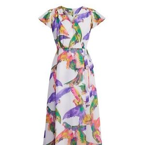 Allison Wrap Dress Maxi by Eva Mendes
